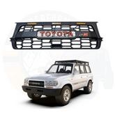 Grill GR Style with Lights For Toyota Land Cruiser LC80 FJ80 J80 80 Series