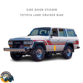 Side Sticker Door Sticker Red Toyota Land Cruiser BJ60 BJ61 BJ62