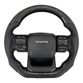 Toyota Land Cruiser Prado Hilux Revo Vigo Steering Wheel Carbon LC250 LC70 FJ70 J70 FJ120 FJ150 LC200 FJ200