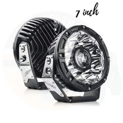 7 Inch Round LED Spot Light Fog Lights Bumper Light For Jeep 4x4 Off-Roading SUV ATV Driving Hunting Light