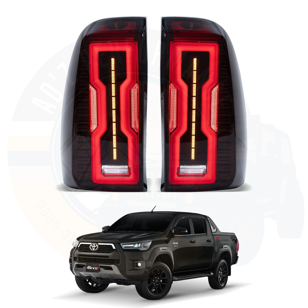 Back Light With Signal Running Dark Smoke Tail Light Toyota Hilux Revo Rocco