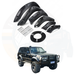 Fender Flares Nut Style For Toyota Land Cruiser LC80 FJ80 80 Series Wheel Arches Wide Body