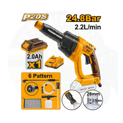INGCO Cordless Pressure Car Washer CPWLI20082 Car Jeep Sollar Pressure Washer Pakistan