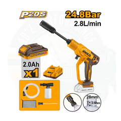 INGCO Cordless Pressure Car Washer CPWLI20362 Car Jeep Sollar Pressure Washer Pakistan