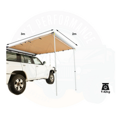 Kings Side Awning Tent 2m x 3m 4WD 4X4 Offroad Jeep Awning Tent Travel Outdoor Camping Tent Lahore Pakistan