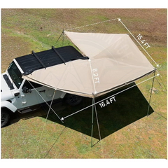 Kings Wing Deluxe 270° Square Side Awning Freestanding Side Awning 4x4 Offroad Camping Touring Pakistan