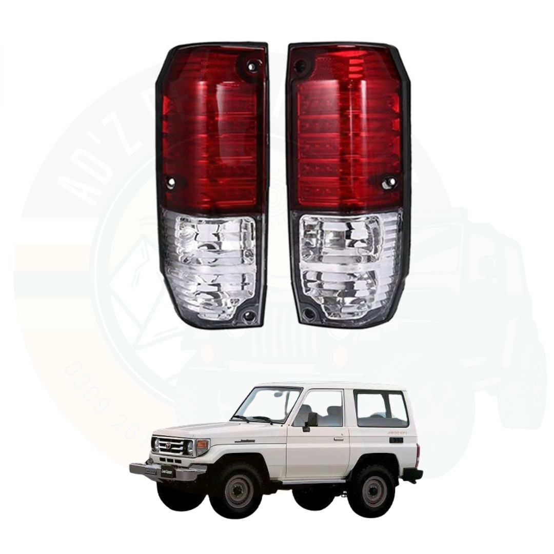 Back Lights LED Red Crystal Toyota Land Cruiser Prado 70 Series FJ70 J70 LC70 JMR Facelift