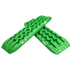 Recovery Traction Boards Track Mats For Off-Roading Mud Sand Snow Red (2pc)