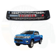 Grill GR Style with Red Logo For Toyota Hilux Revo 2016-2020 Pakistan