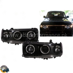 LED Projector Head Lights Toyota Land Cruiser 80 Series LC80 FJ80 J80 Black 1990-1996