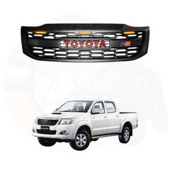 Grill GR Style with Lights For Toyota Hilux Vigo Champ 2012-2014 Pakistan