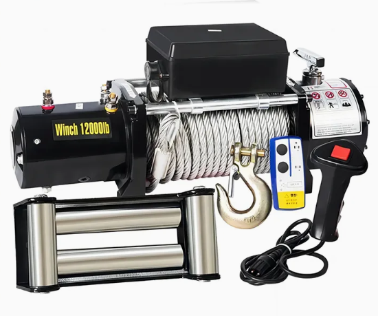 Winch 12000lbs 4x4 Off Road Recovery Vehicle Jeep High Speed Wire Pulling Electric Winch