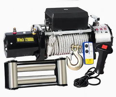 Winch 12000lbs 4x4 Off Road Recovery Vehicle Jeep High Speed Wire Pulling Electric Winch