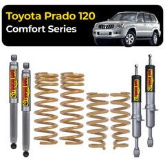 Tough Dog Suspension For Toyota Prado 120 - 40mm Lift Comfort Series