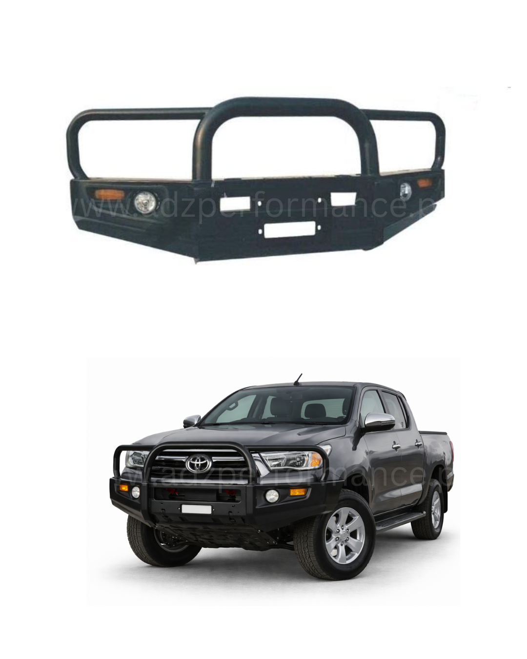ARB Style Metal Bumper Powerful4x4 Toyota Hilux Revo 2016-2021