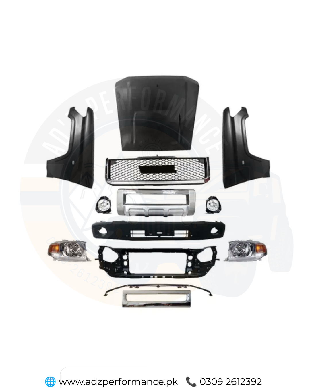 Facelift JMR Kit 70 Series RKR Toyota Land Cruiser J70 LC70 Fj70 76 Fj75 Fj76 Fj78