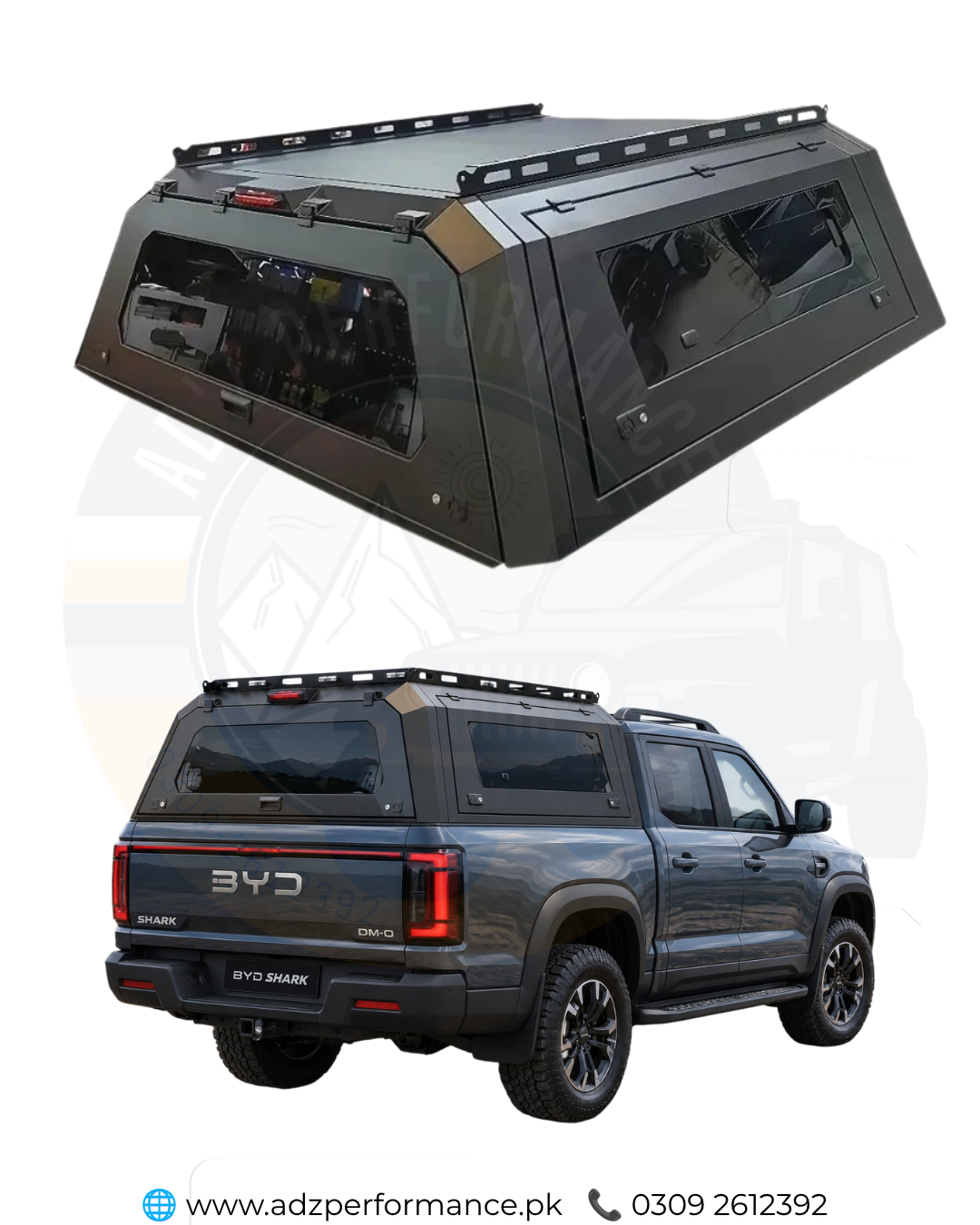 Metal Trunk Bed Canopy Armoured Style Canopy I BYD Shark 6 Lahore Pakistan