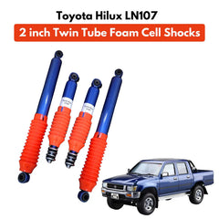 Toyota Hilux Surf LN107 2 inch Lift Twin Tube Foam Cell Shocks