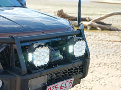 Kings Plus 9" Lethal Pro Driving lights | Covers Included | 1 Lux @ Over 1,400 M | 16,000 Over Lumens | IP68, IP69K, IK08 and CISPR25 approved | Die Cast Aluminium Brackets