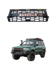 Grill GR Style with Lights For Toyota Land Cruiser LC80 FJ80 J80 80 Series