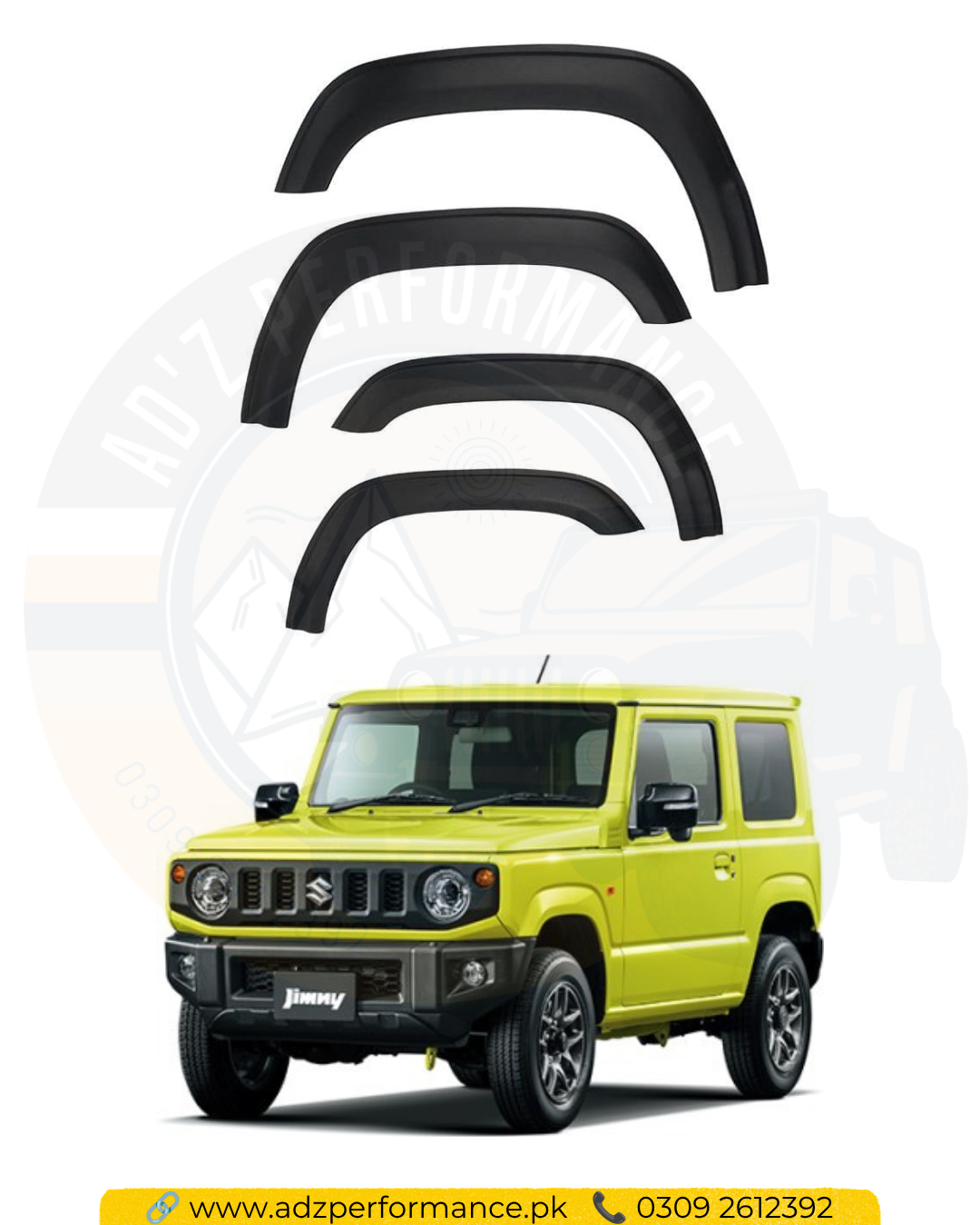 Fender Flares for Suzuki Jimny 2019-2024 Lahore Pakistan