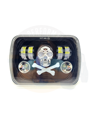 5x7 LED Square Headlights Jeep Headlight 4x4 With DRL Hi Low Beam 2pcs