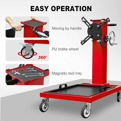 BigRed T25002 Torin Rotating Engine Stand: Removable Oil Pan and Magnetic Tray Turbine Turntable 2 Brake Caster Lockable Wheels, 1,000lbs Capacity Lahore Pakistan