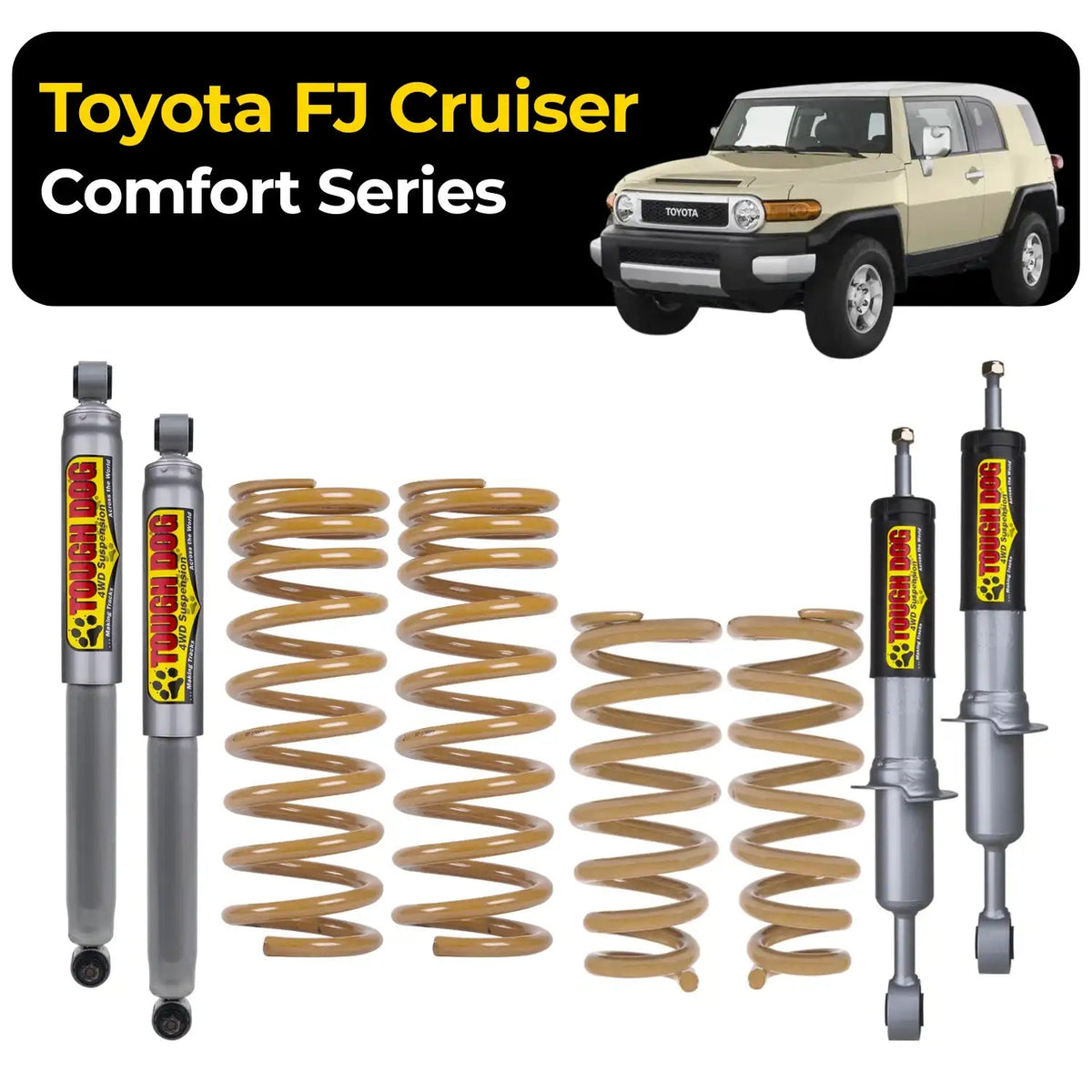 Tough Dog Suspension For Toyota FJ Cruiser - 40mm Lift Comfort Series