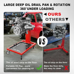 BigRed T25002 Torin Rotating Engine Stand: Removable Oil Pan and Magnetic Tray Turbine Turntable 2 Brake Caster Lockable Wheels, 1,000lbs Capacity Lahore Pakistan