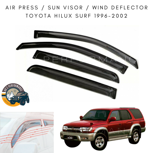 Air Press Window Visor Toyota Hilux Surf 1995-2002
