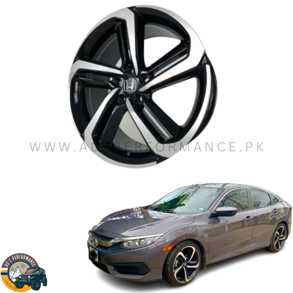 Alloy Rims Alloy Wheels Honda Civic 2016-2021 Accord Style 18”