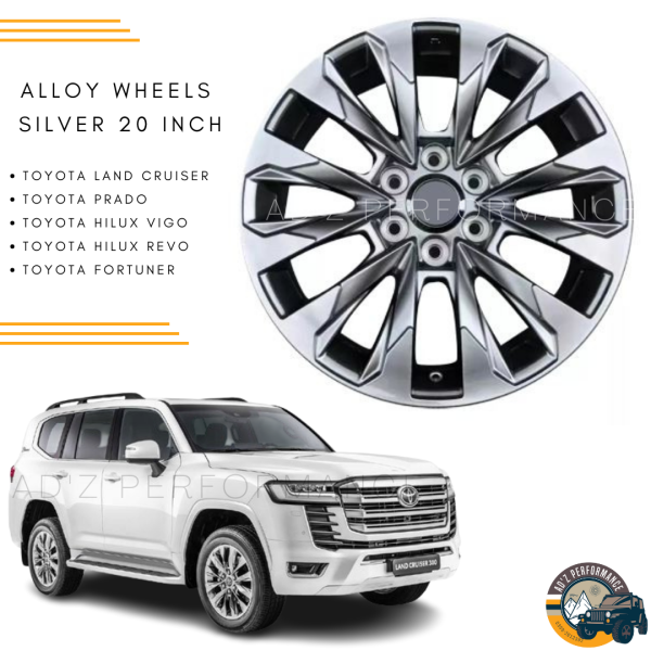 Alloy Rims Alloy Wheels Toyota Land Cruiser LC300 20 Inches
