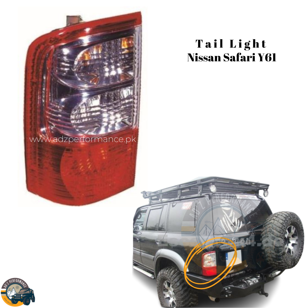 Rear Lamps Tail Lights Back Lights LED Red Crystal Nissan Patrol Safari Y61