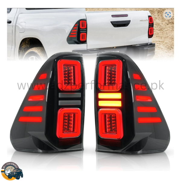 Rear Lamps Tail Lights Back Lights Lexus Style Toyota Hilux Revo Rocco 2016-2023