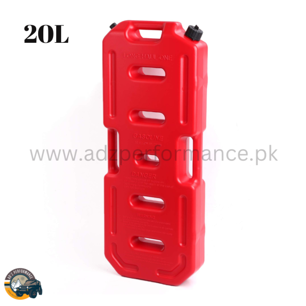 Jerry Can Long Haul Plastic 20L Red Fuel Container Spare 4X4 4WD
