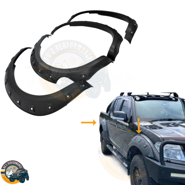 Fender Flares Wheel Arches Nut Style For Nissan Navara D40 2005-2013