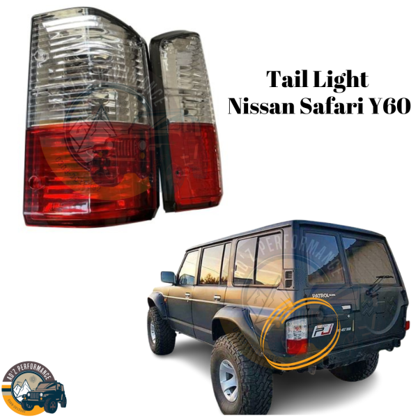 Rear Lamps Tail Lights Back Lights LED Red Crystal Nissan Patrol Safari Y60