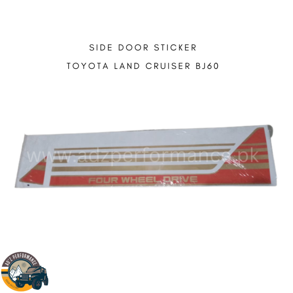 Side Sticker Door Sticker Red Toyota Land Cruiser BJ60 BJ61 BJ62
