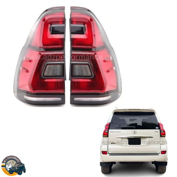 Rear Lamps Tail Lights Back Lights Toyota Prado FJ120 FJ150 Style 2002-2008