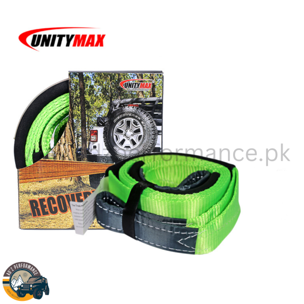 Snatch Strap Car Tow Strap Tree Trunk Protector Winch Extension 7m 8Ton 4×4 Off-roading